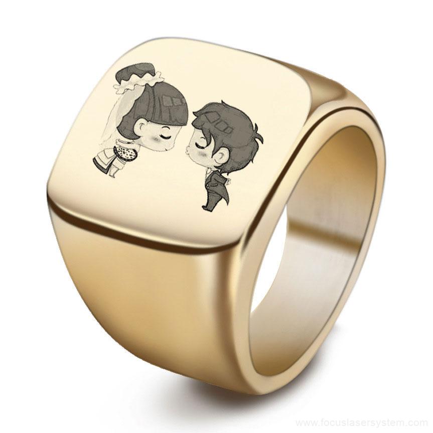 Laser engraving gold ring 2 (2)